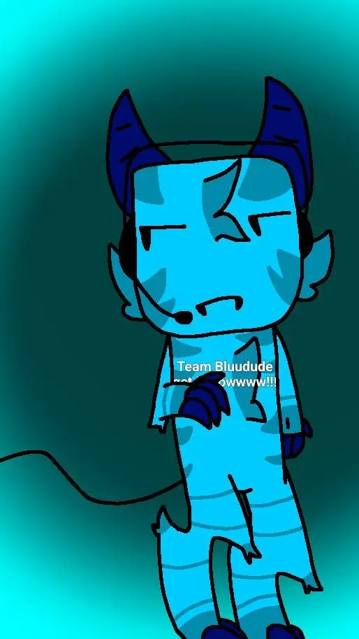 ai character: Bluudude background