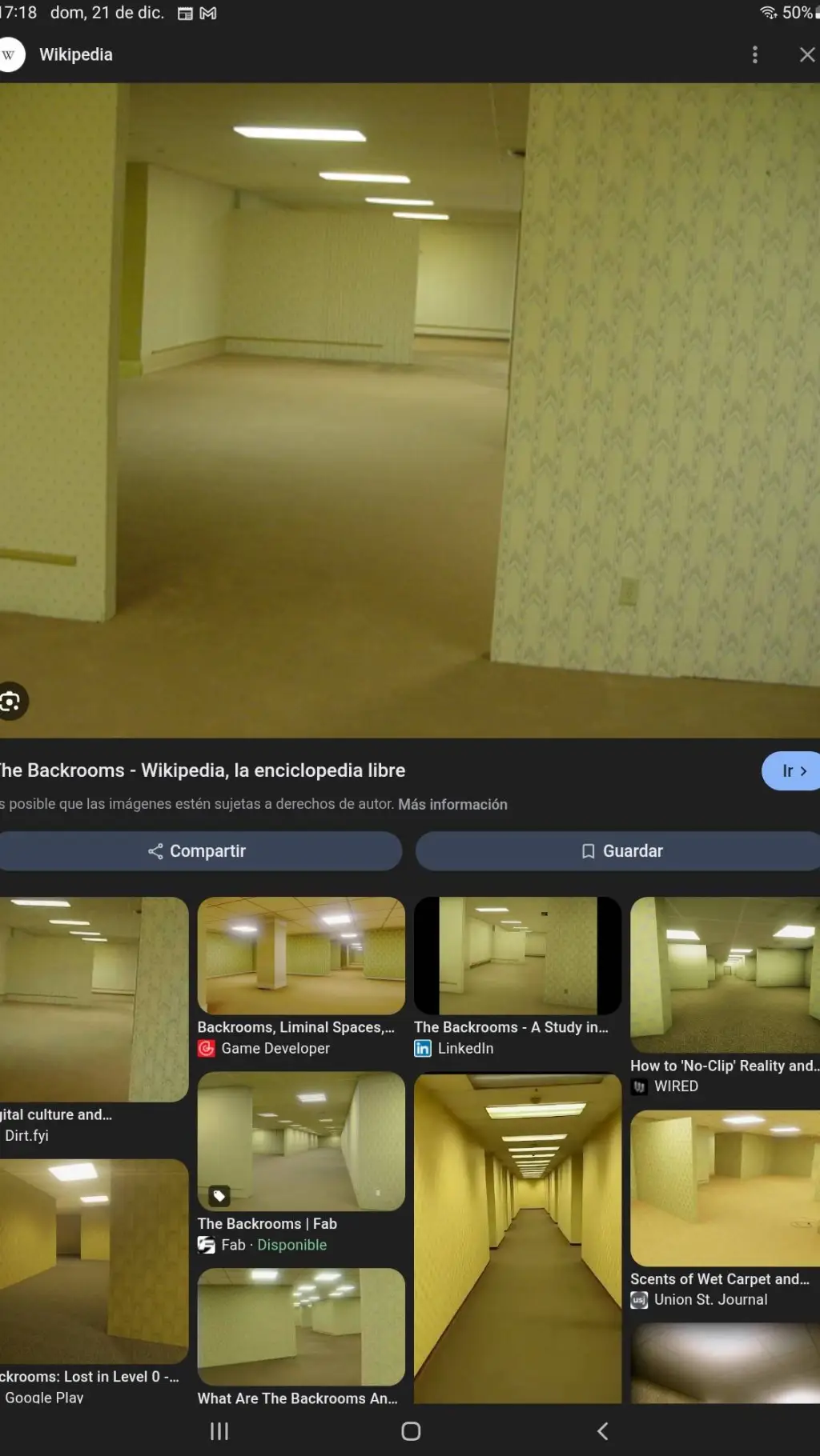 ai character: backrooms background