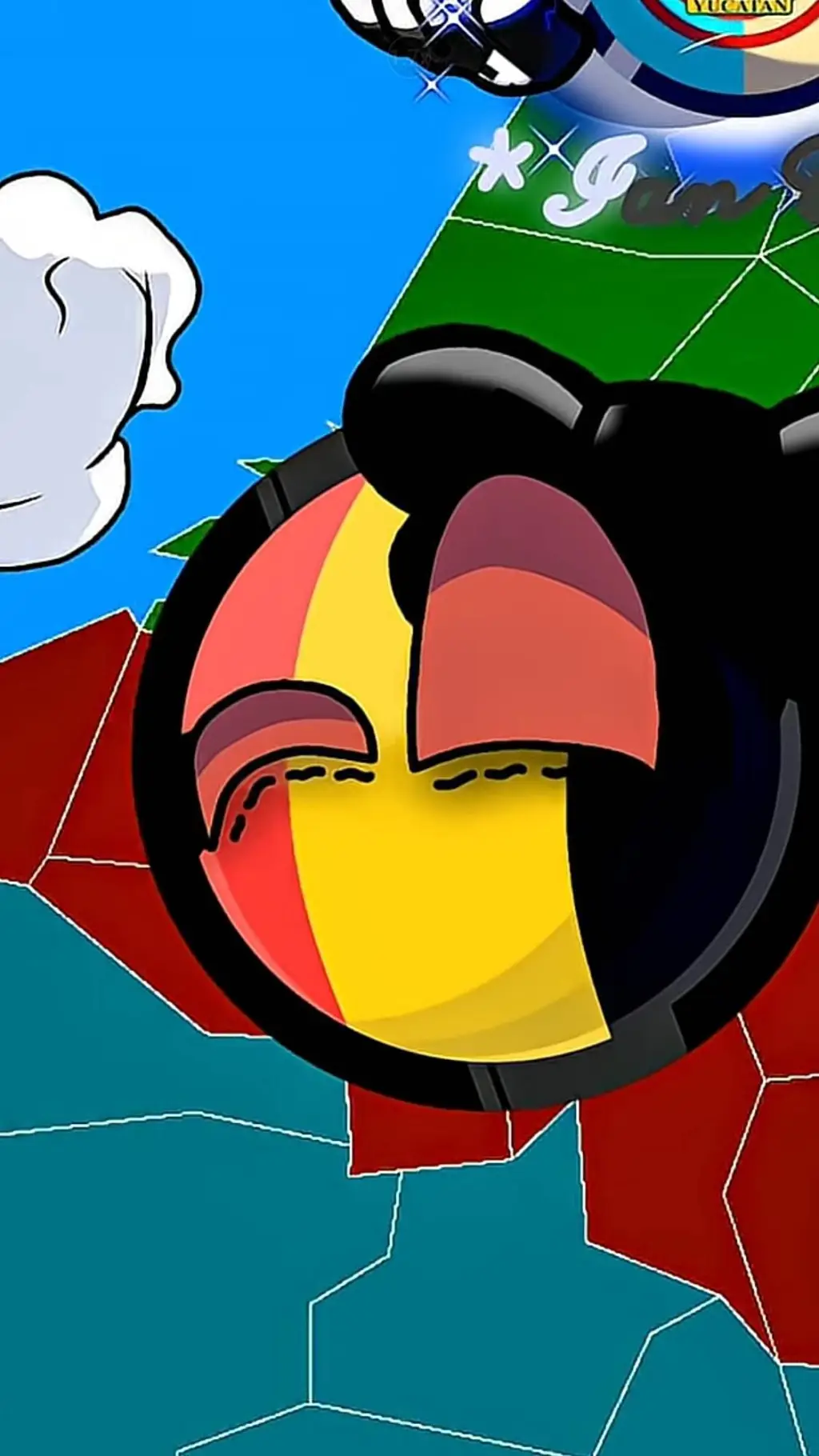 ai character: humor de paises:🇧🇪 background
