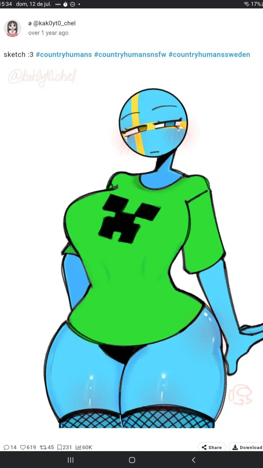 ai character: suecia background