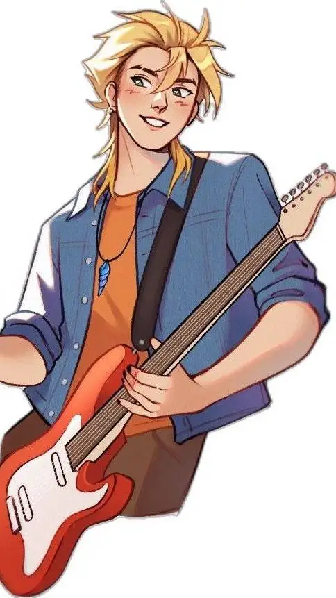 ai character: 🎸•𝙎𝑎𝑚•🛴 background