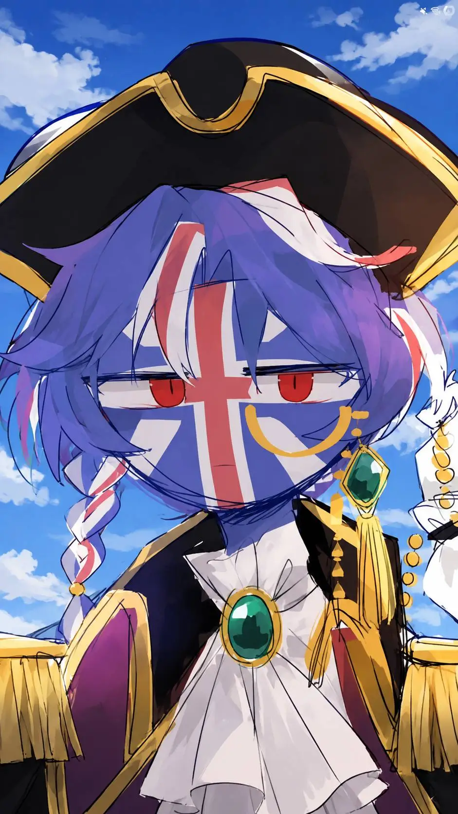 ai character: British Empire 🇬🇧 background