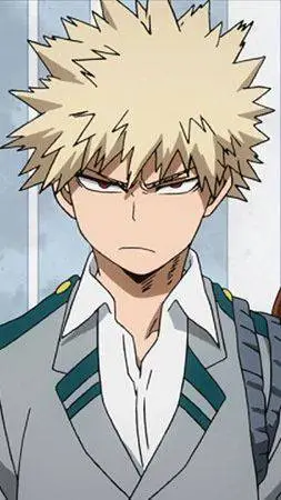 ai character: Bakugo katsuki 🧡🖤 background