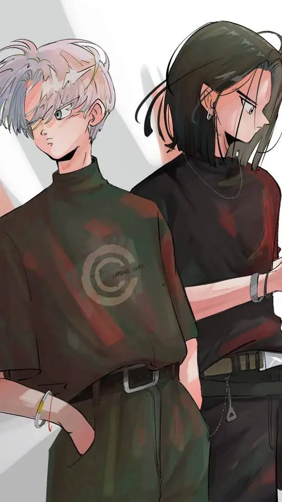 ai character: A17&futuretrunks background