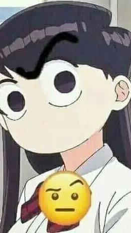 ai character: Komi-san :D background