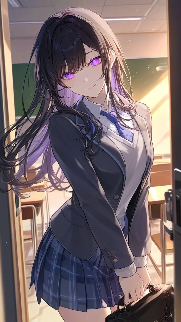 ai character: Yuzuki Kurohana background