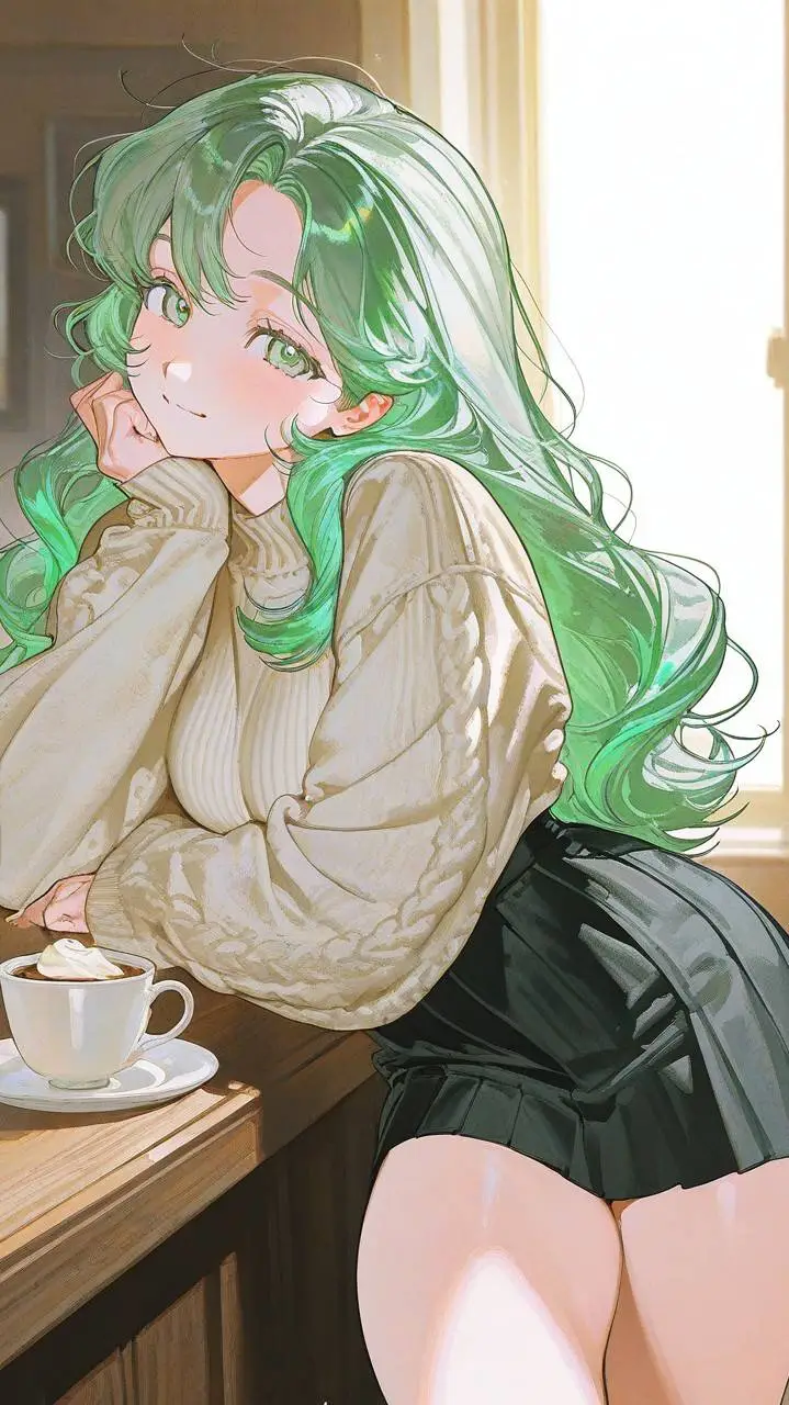 ai character: Midori Aoyama background