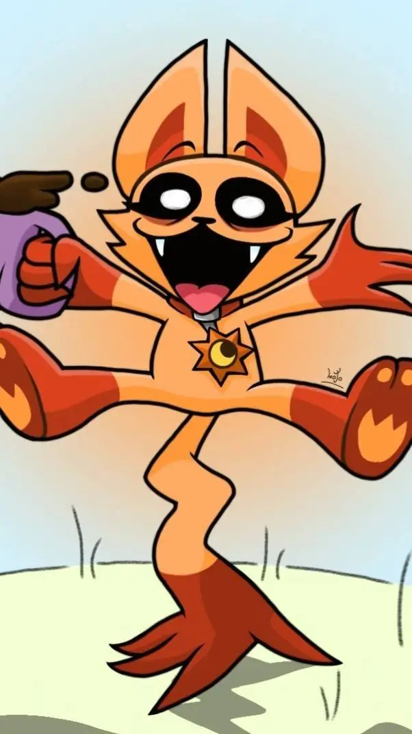 ai character: Frowning critters background