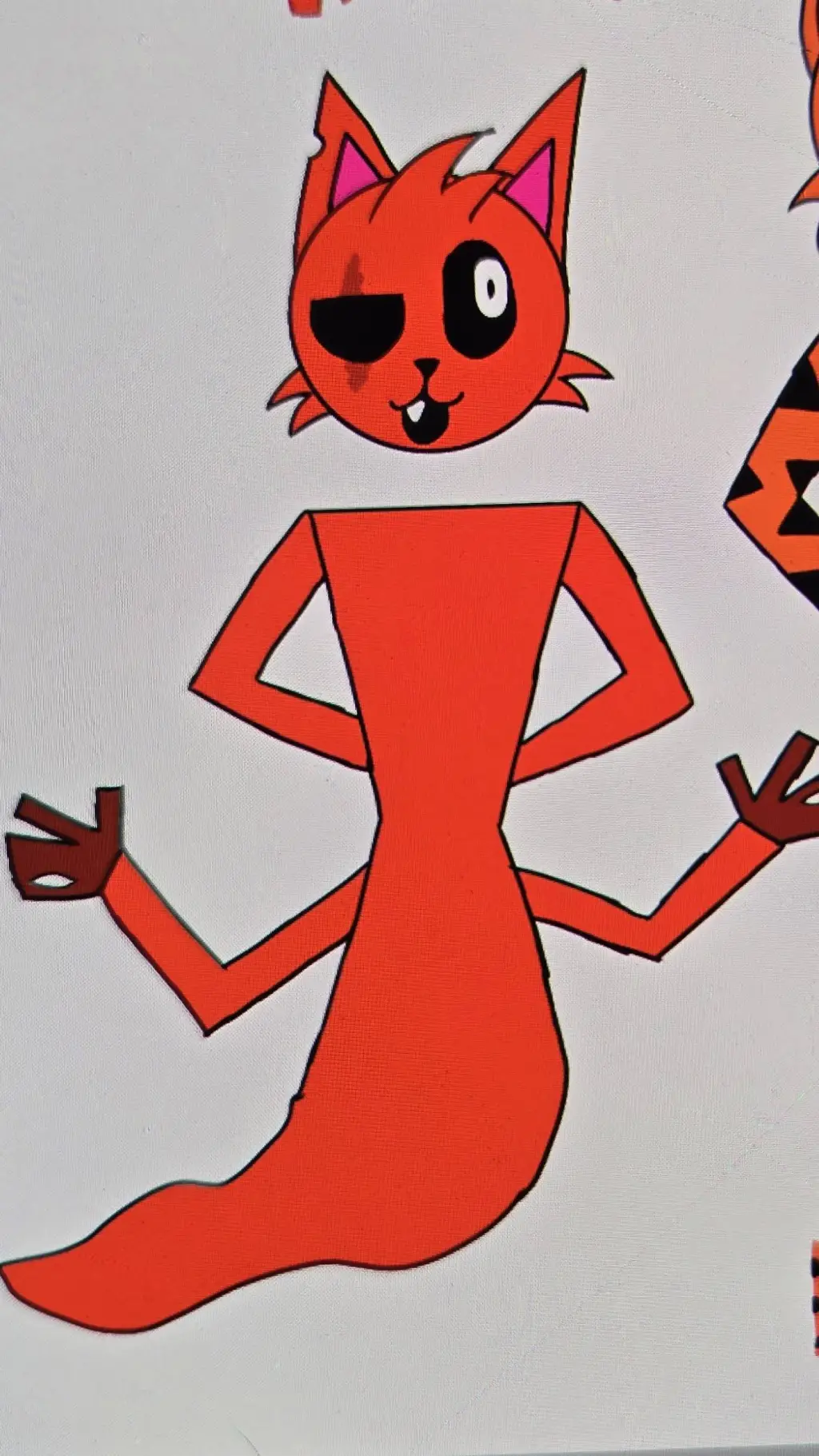 ai character: Reddy (My OC)  background