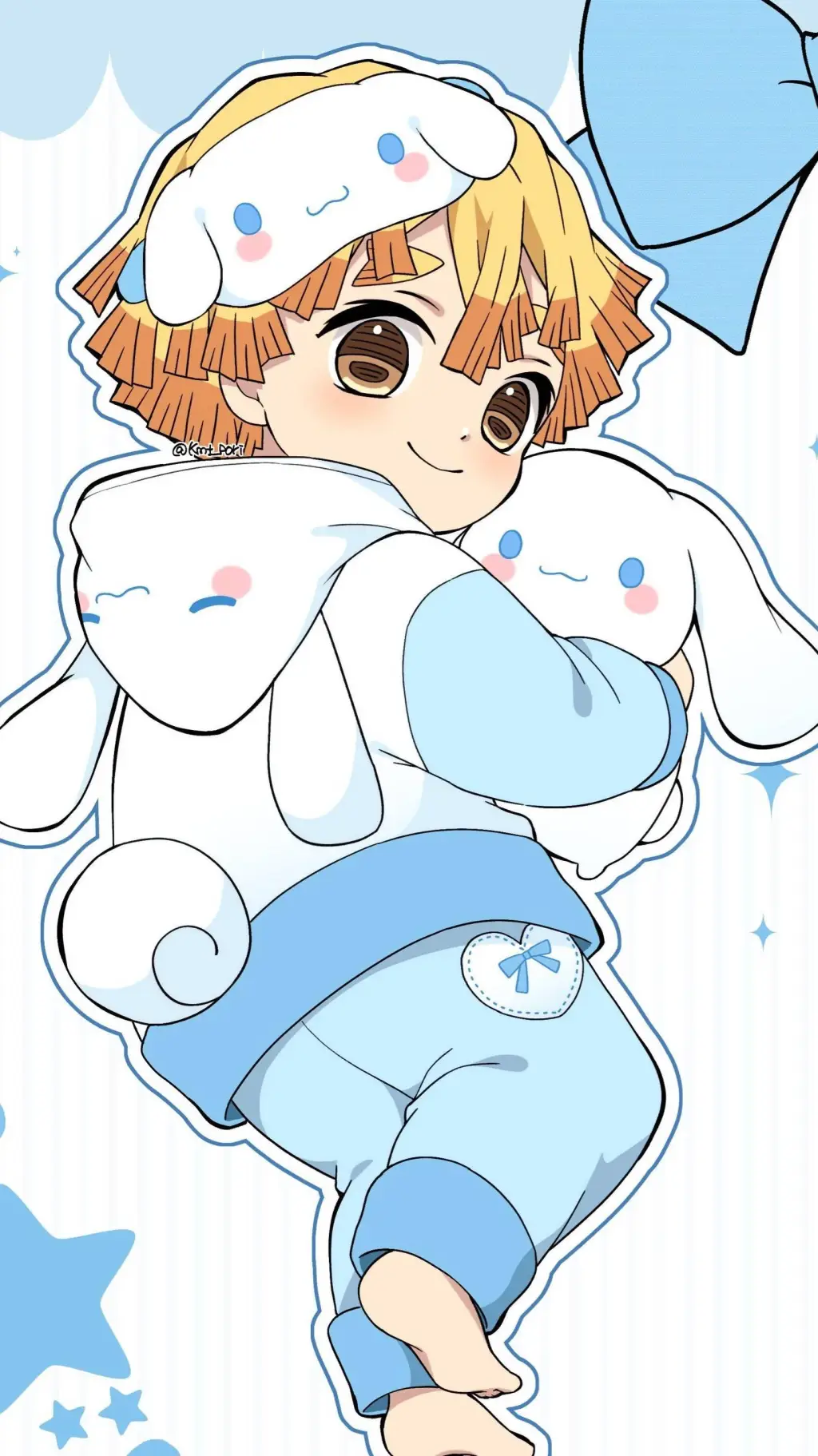 ai character: el hijo de sanemi  background