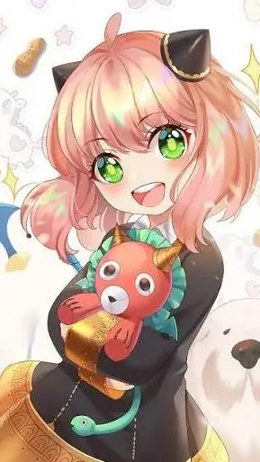 ai character: Anya forger  background