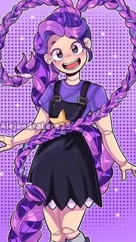 ai character: Lily love braids 💜 background