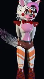 ai character: Glamrock mangle  background