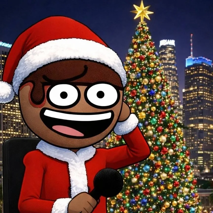 chat with ai character: 3D Dave Christmas