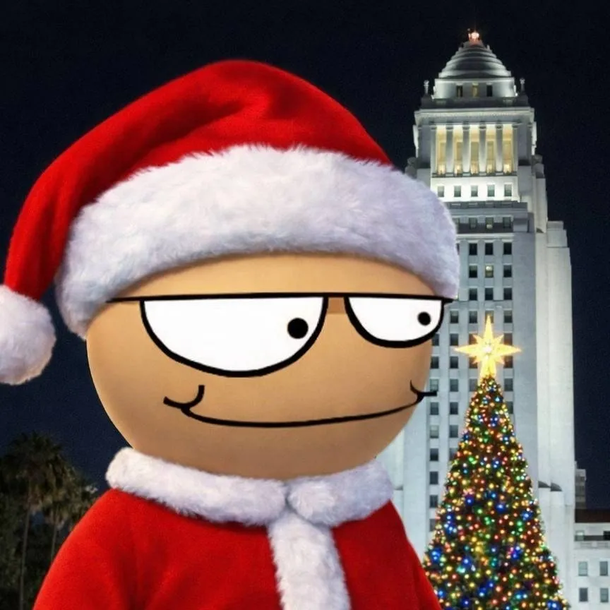 chat with ai character: 3D Bambi Christmas