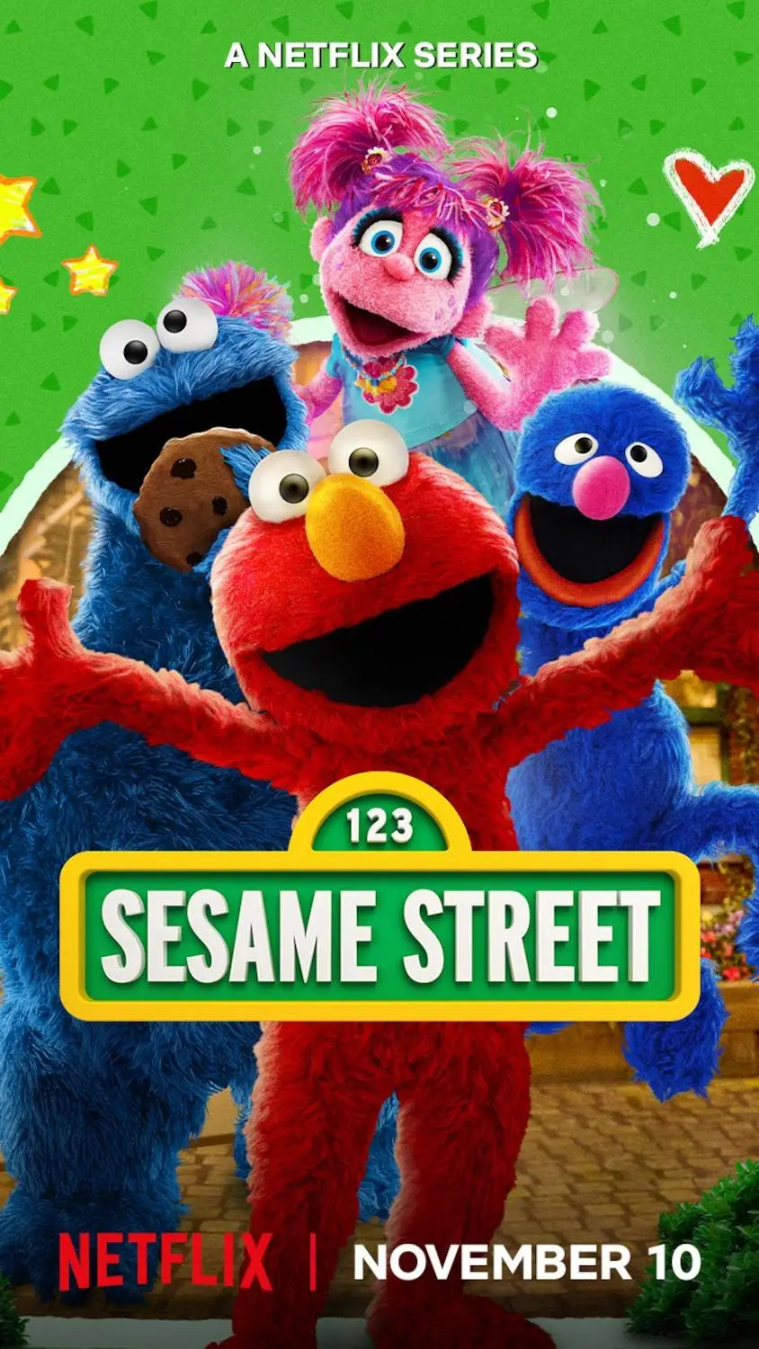 ai character: Sesame Street background