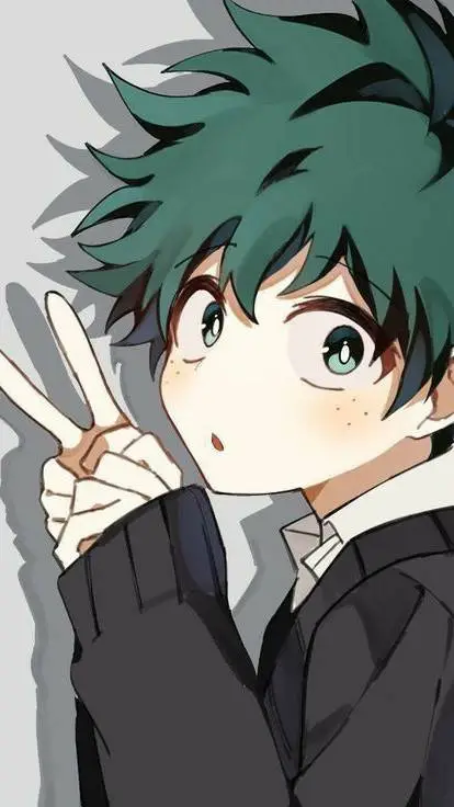 ai character: Izuku midoriya background