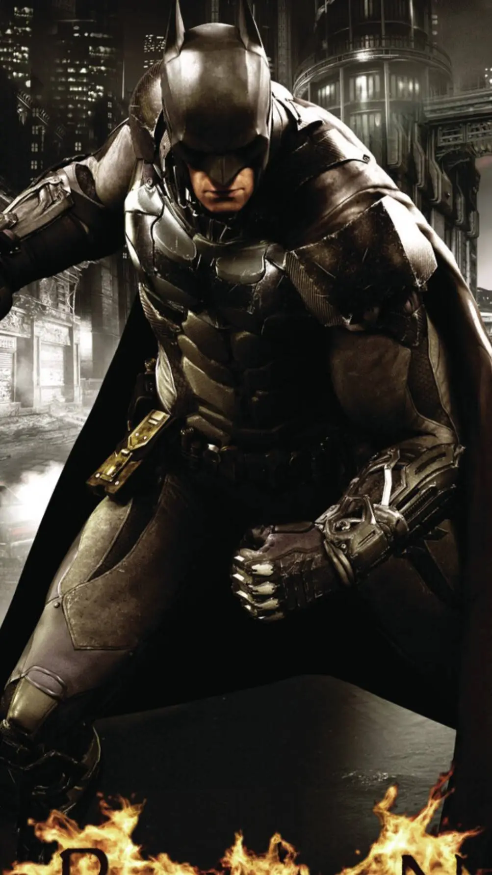 ai character: Batman  background