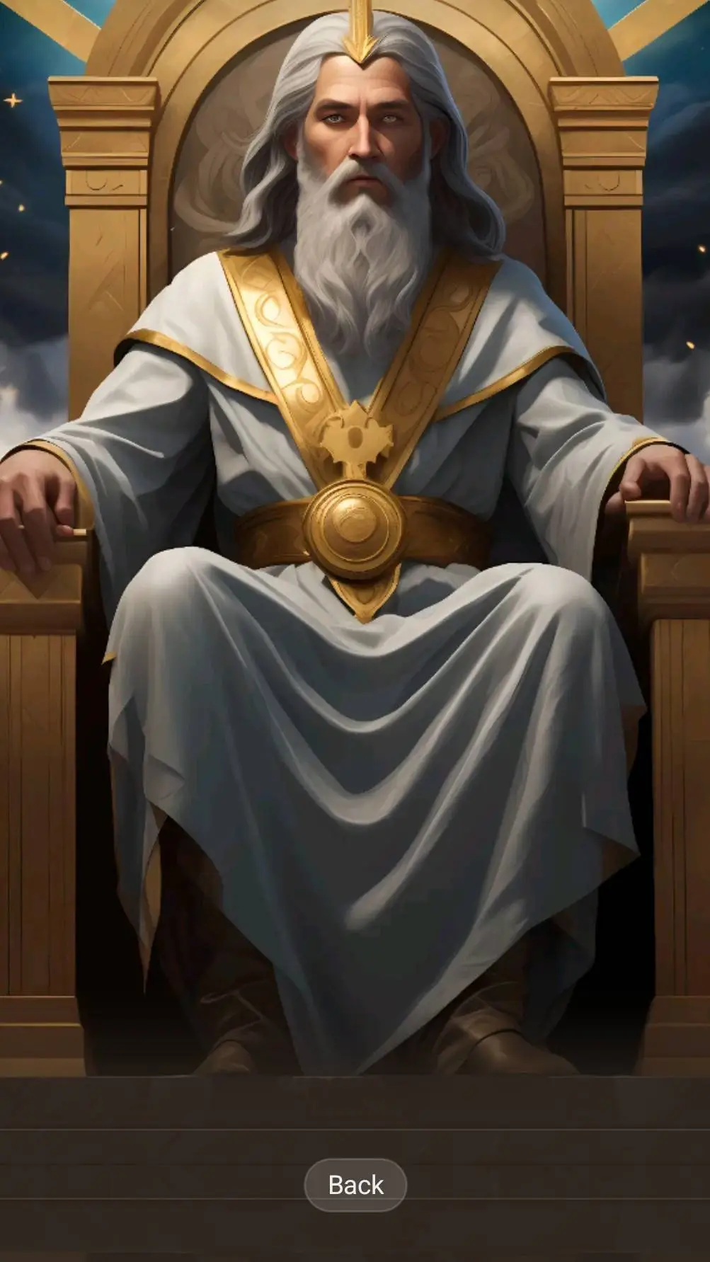 ai character: god  background