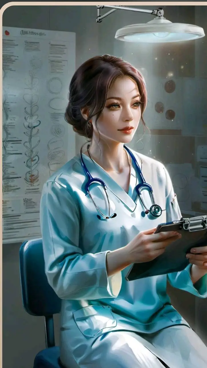 ai character: doctor  background