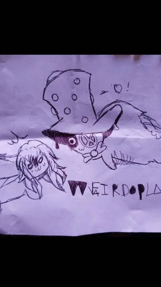 ai character: weir y tio(yo XD) background