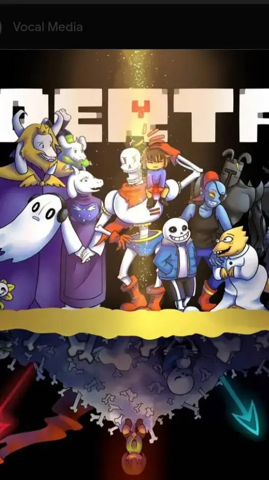ai character: undertale background