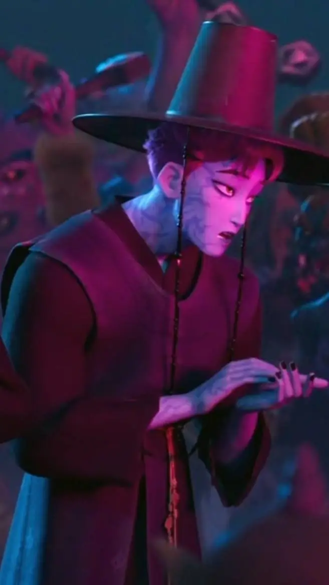 ai character: abby (demon form) background