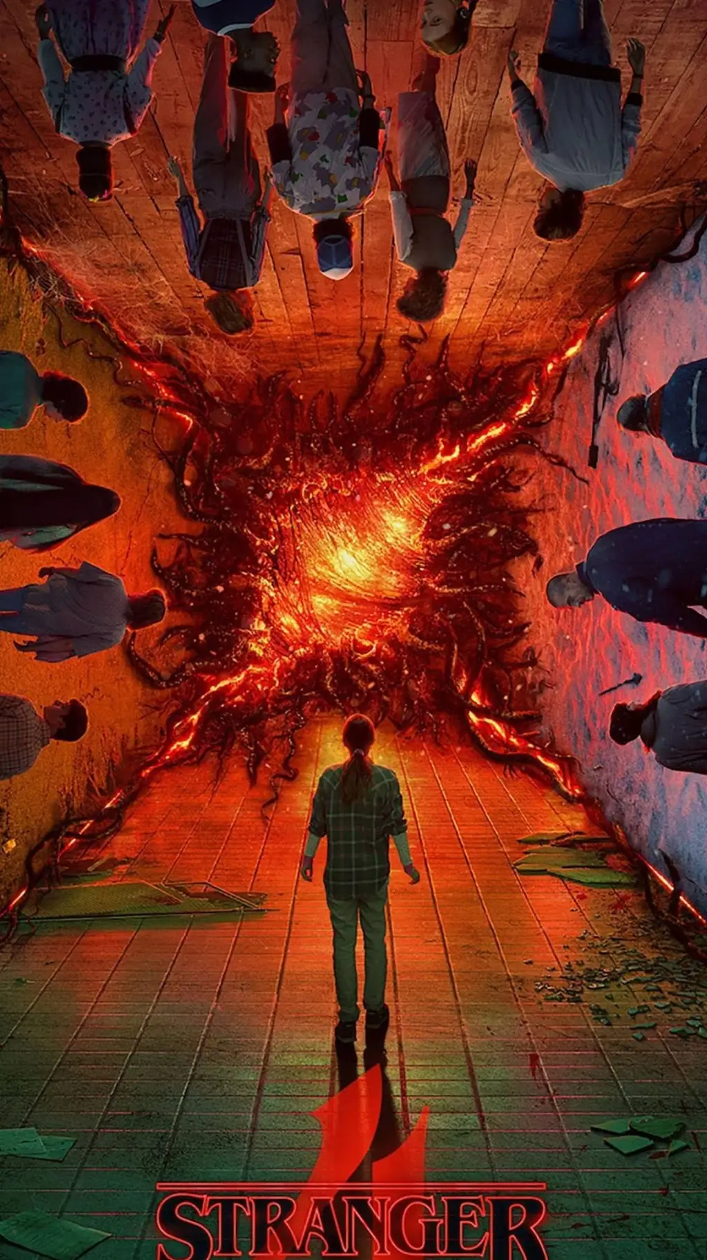 ai character: Stranger Things background