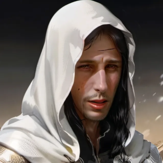 chat with ai character: enfocar  él habla