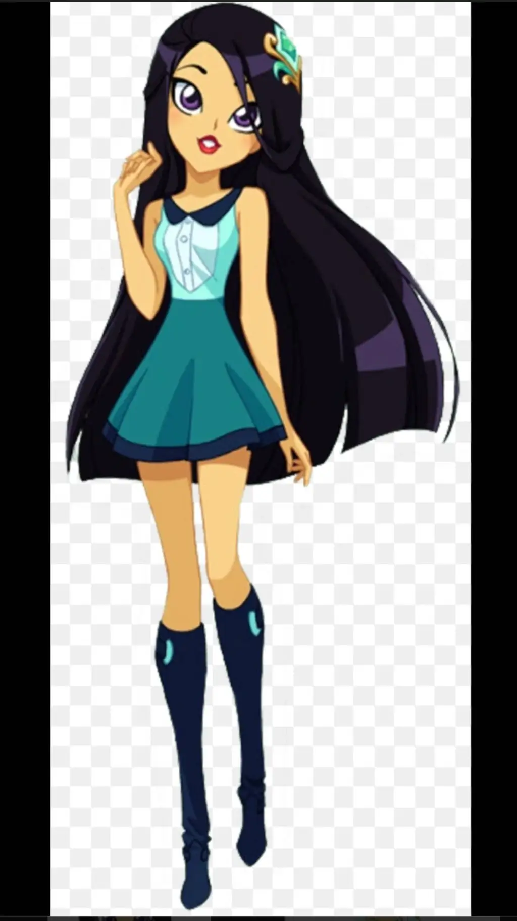ai character: Lolirock Lyna background