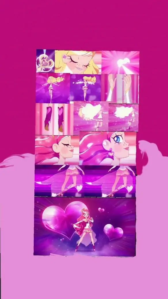 ai character: Lolirock iris  background