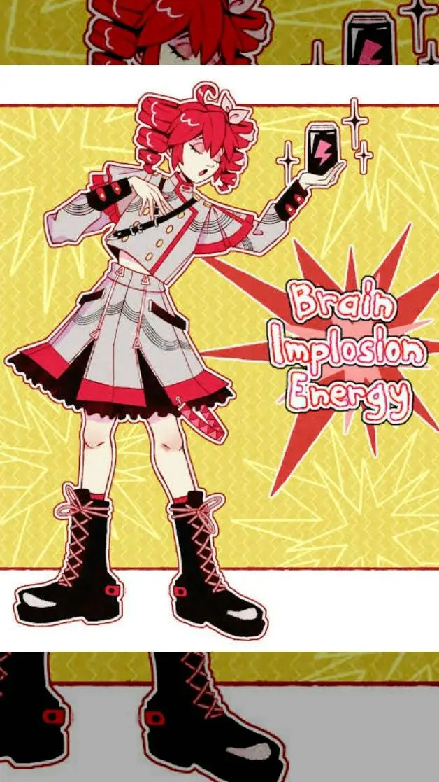 ai character: Brain inplosion! background