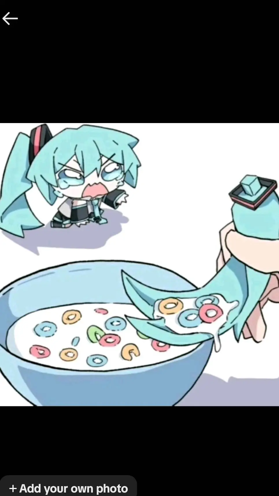 ai character: Miku background