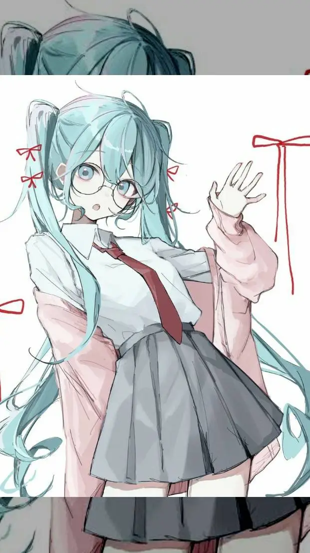 ai character: New kid MIKU! background
