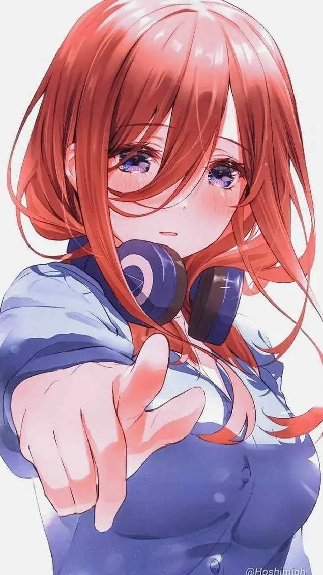 ai character: Miku nakano background