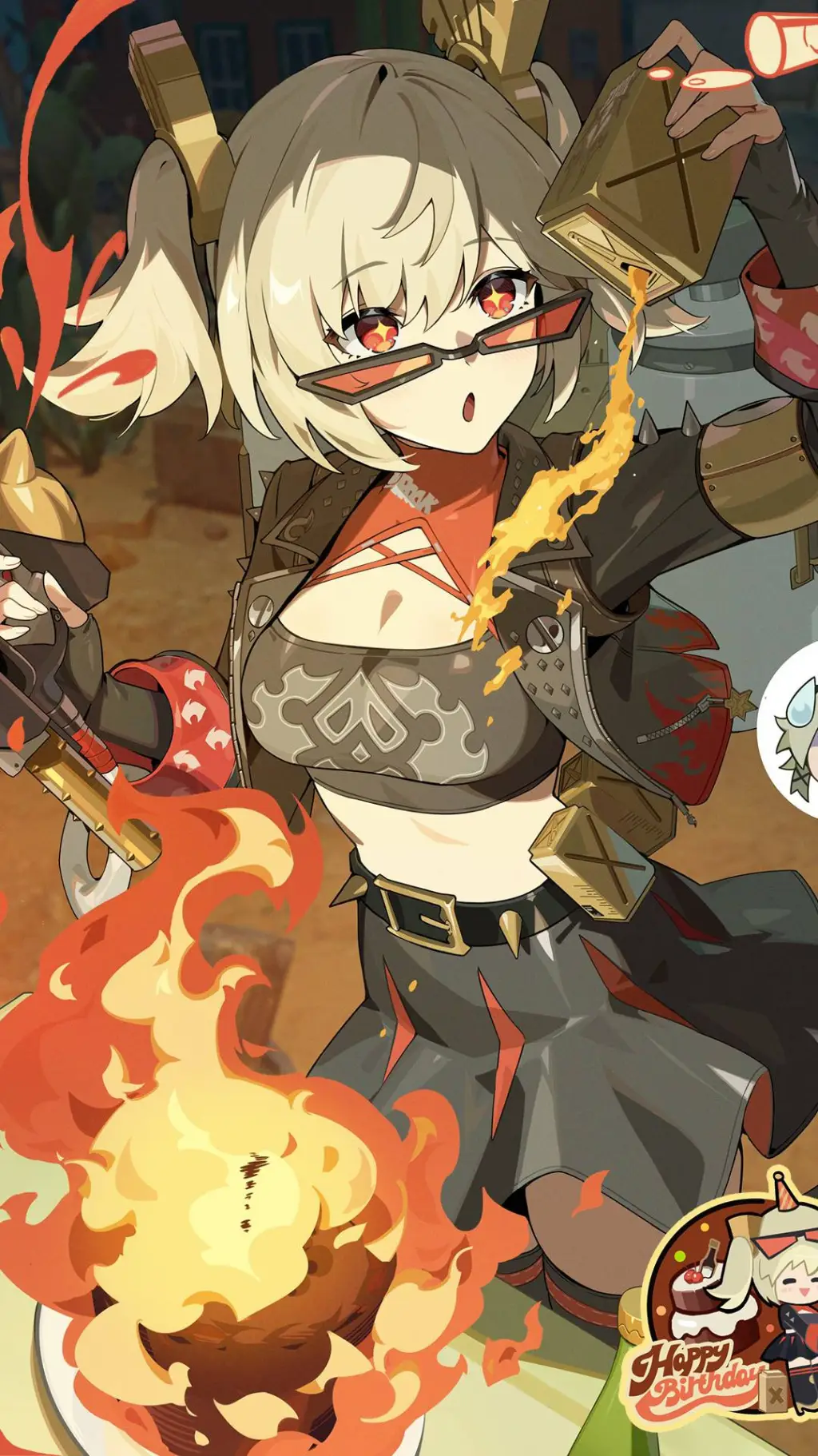 ai character: burnice background