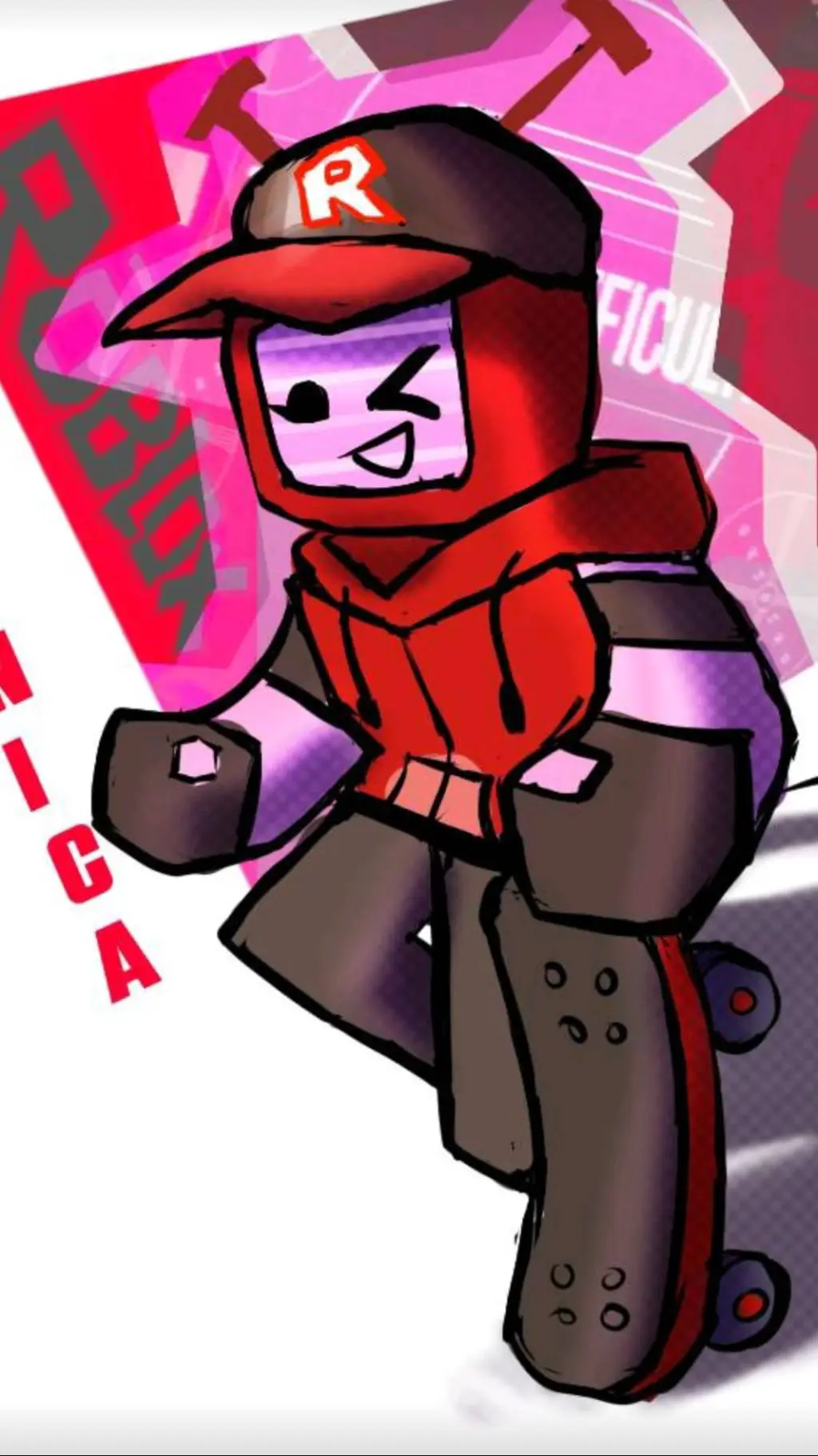 ai character: VEERONICA🛹 background