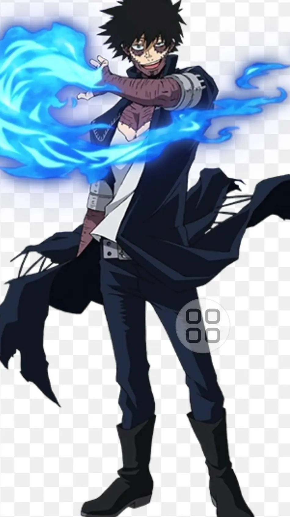 ai character: dabi/toya×you background