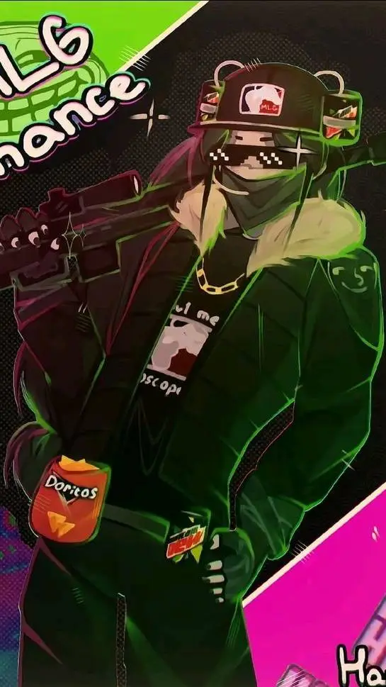 ai character: chance MLG background