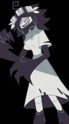 ai character: Miss thavel  background