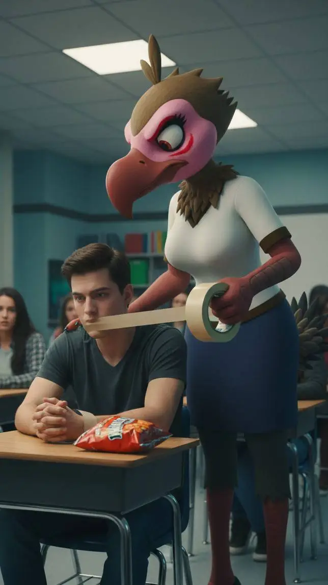 ai character: Ms. Bleed R. background