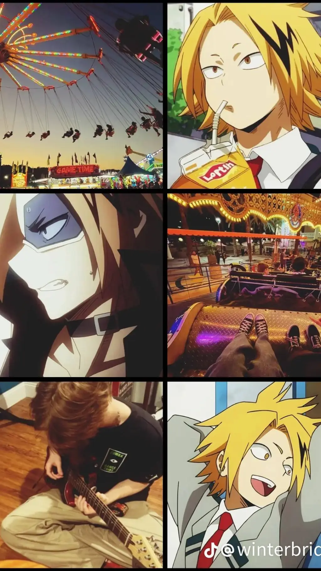 ai character: denki x u background