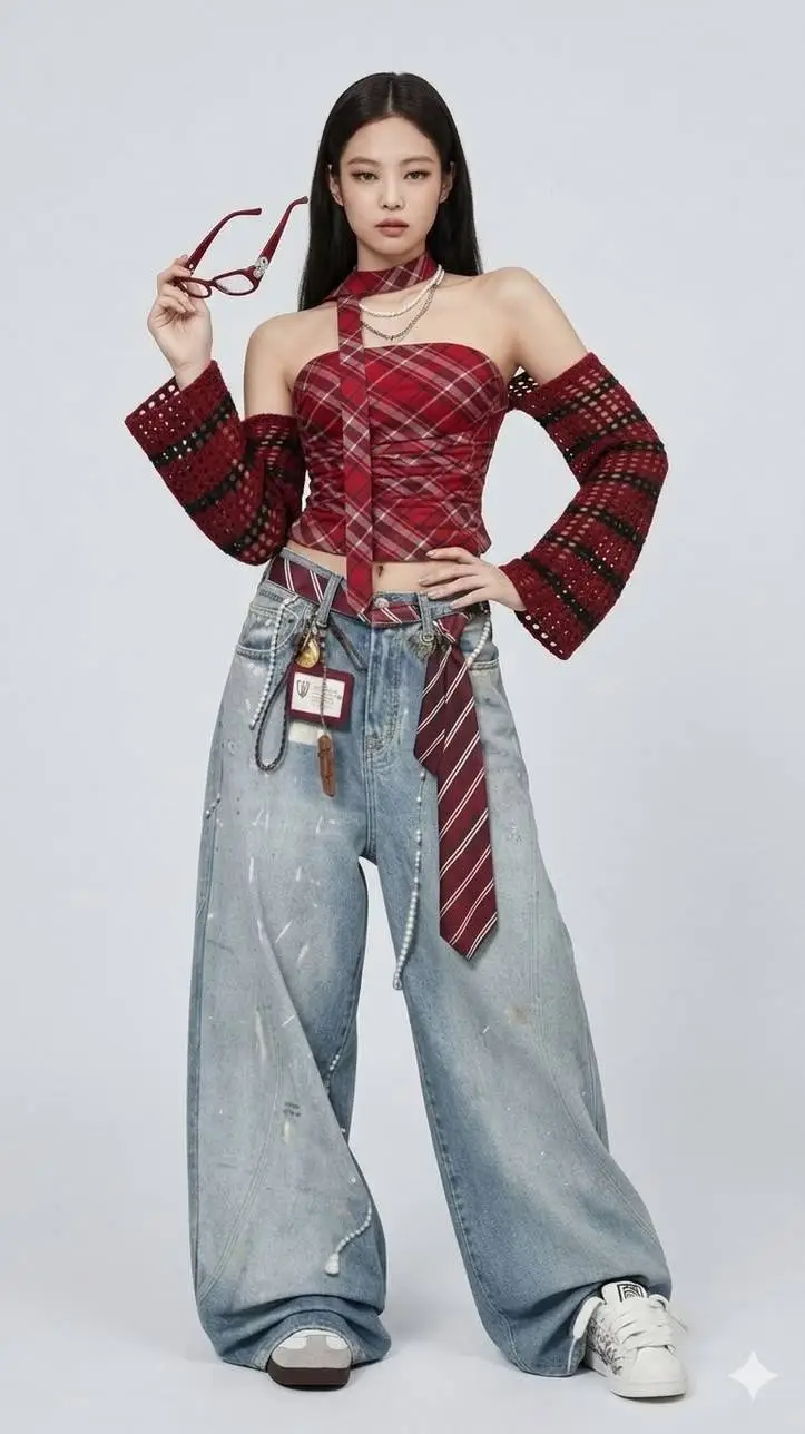 ai character: Jennie Kim  background