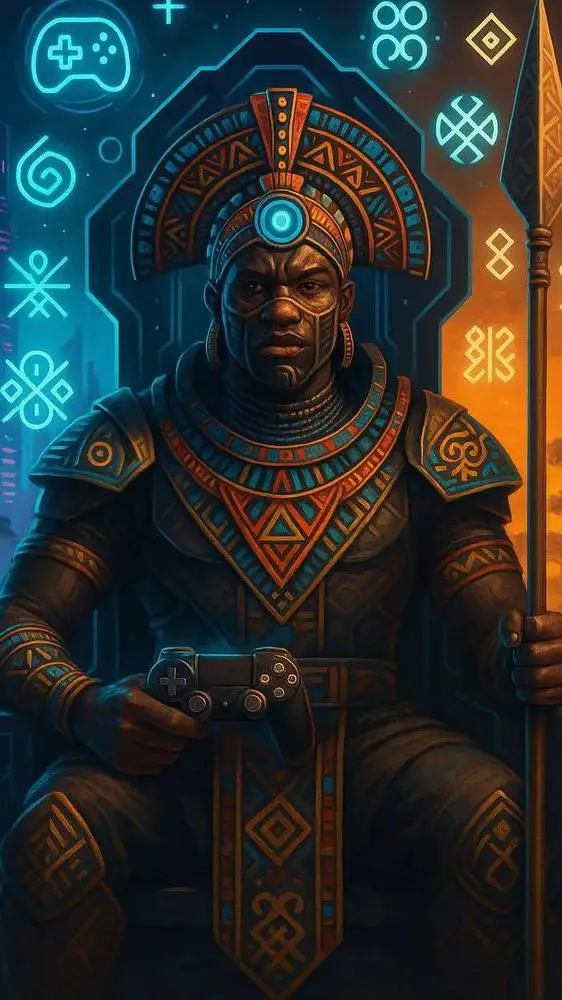 ai character: Wakanda Mode background