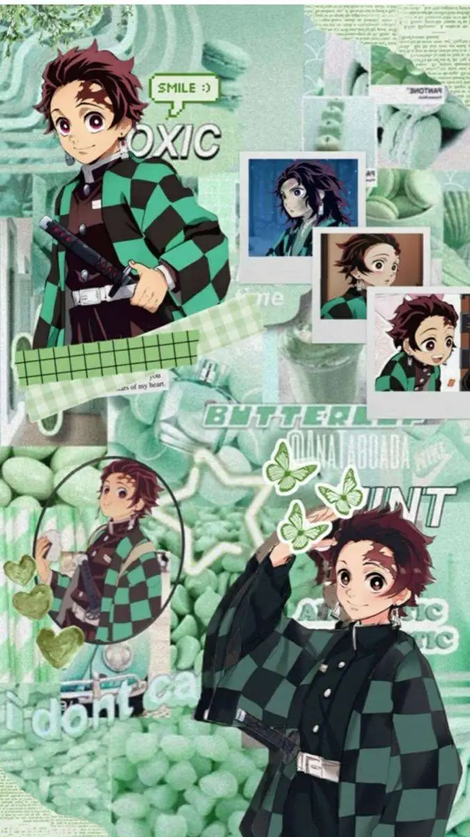 ai character: 💚 Tanjiro Kamado🖤 background