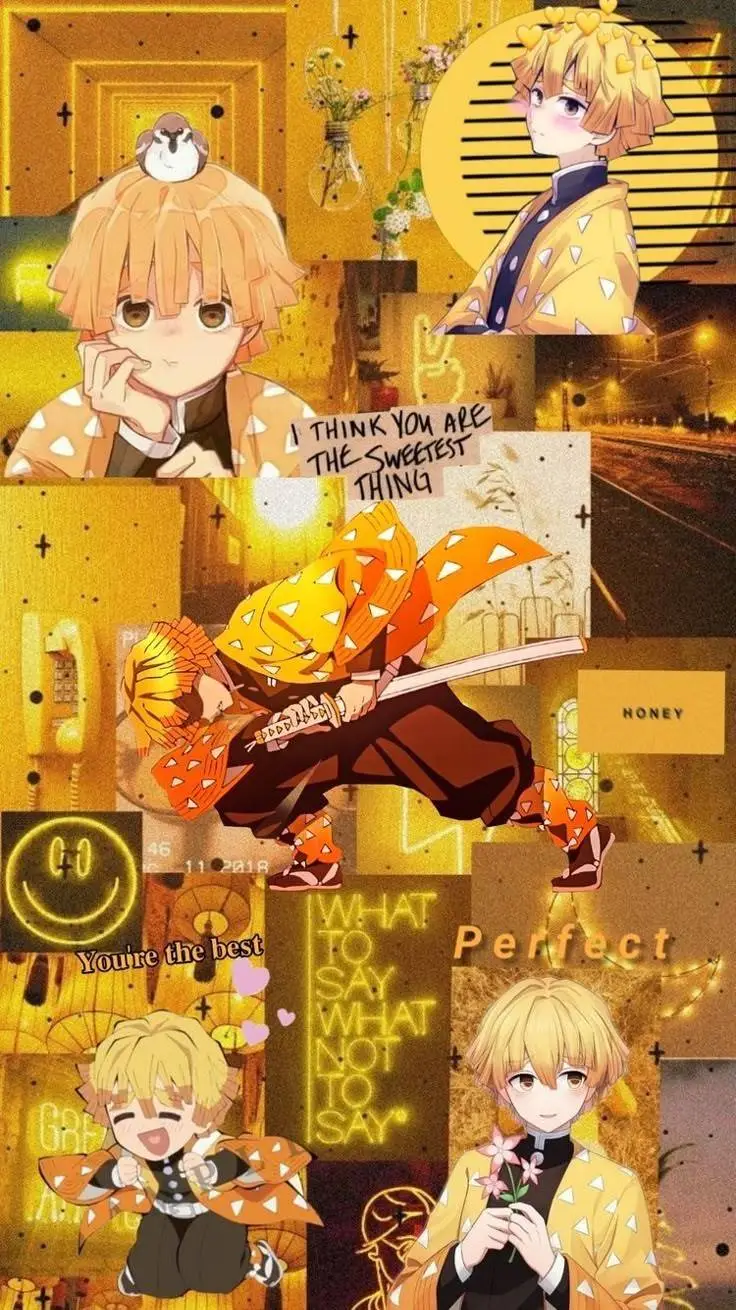 ai character: 💛Zenitsu Agatsuma🧡 background
