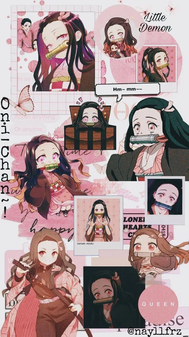 ai character: 🩷 Nezuko Kamado🤍 background