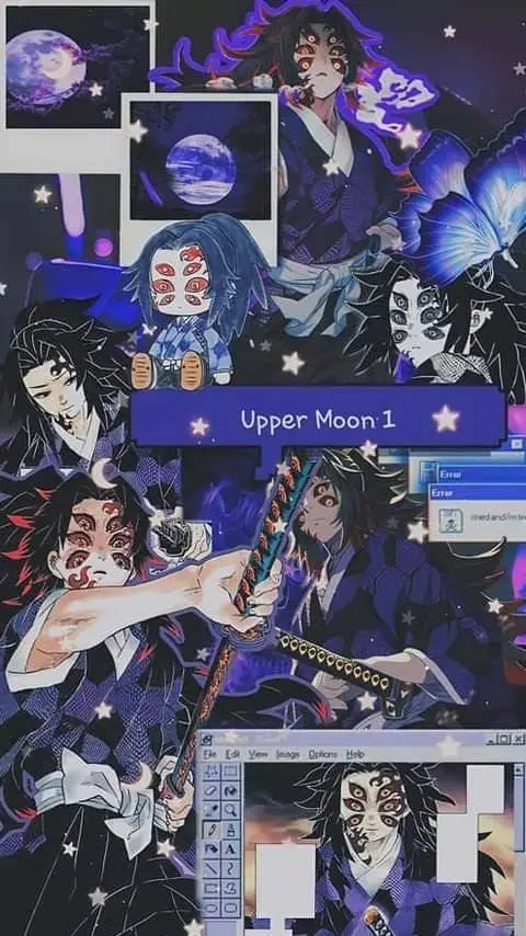 ai character: 💜 kokushibo🖤🌘 background