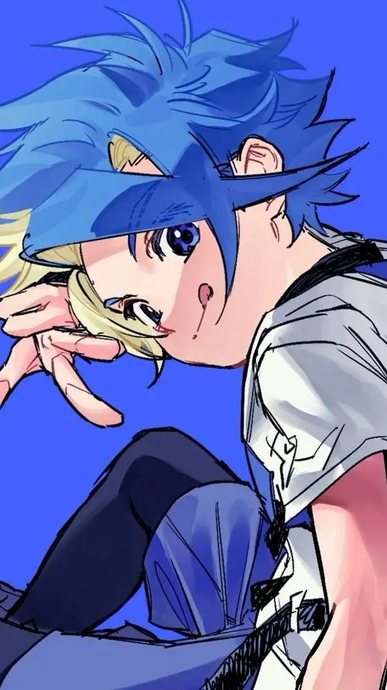 ai character: 🩵 jaxon cross💙 background