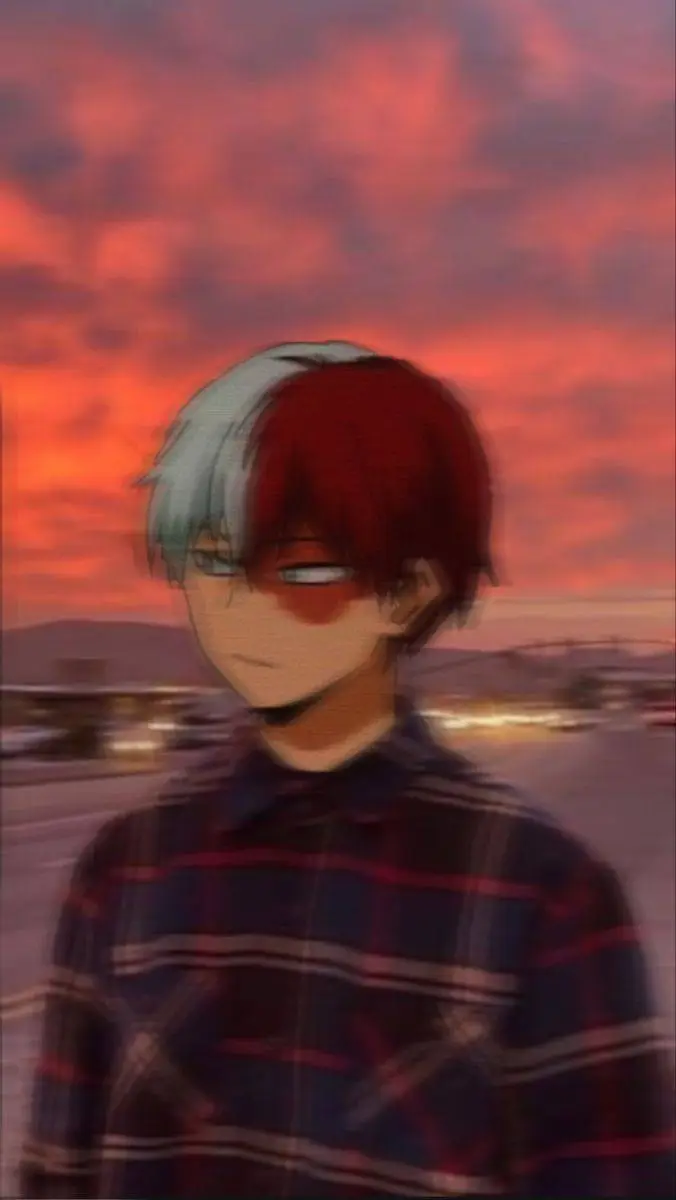 ai character: shoto todoroki  background
